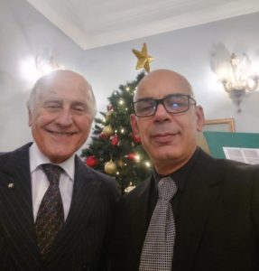 L'ambasciatore Giorgio Girelli ed il maestro Antonio Barbagallo