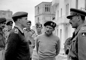 Ottobre 1943 - Termoli - Il Generale Bernard Law Montgomery in via Roma - Foto I.W.M. Londra - Archivio Stefano Leone
