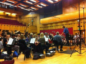 Ksenija Recording with BBC National Orchestra of Wales