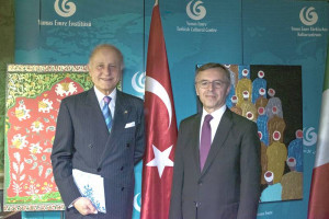 L'Ambasciatore Giorgio Girelli con l'Ambasciatore di Turchia
