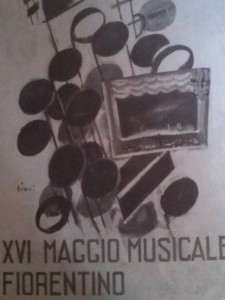 Copertina del programma del XVI "Maggio" (1953)
