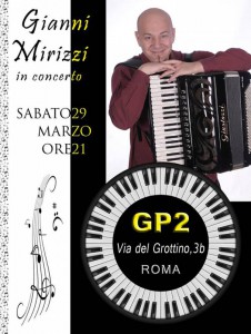 Gianni Mirizzi in concerto al GP2