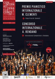 Locandina Concorso Pianistico "Città di Spoleto" 2014