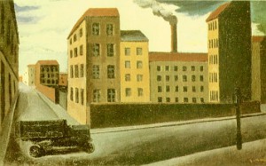 Mario Sironi - Paesaggio urbano con camion (1920-21)