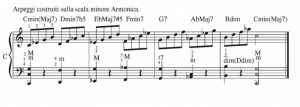 Pillole di jazz... Gli arpeggi nel jazz - Lezione 3 (esempio 10)