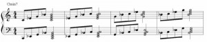 Pillole di jazz... Gli arpeggi nel jazz - Lezione 3 (esempio 3)