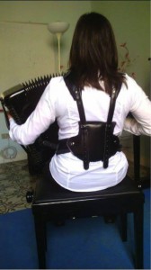 Straps for accordion posture pro