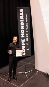 Valerio Russo vincitore Coupe Mondiale CIA e Trofeo Mondiale CMA 2015