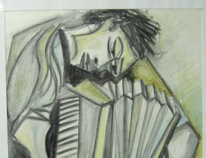 Suonatore di fisarmonica